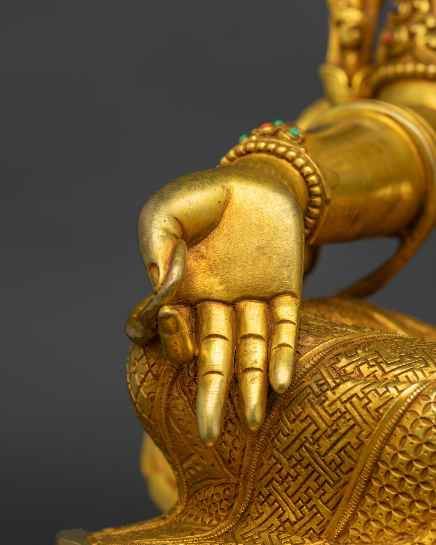 Green Tara Statue - Symbol of Fearless Action and Divine Mercy