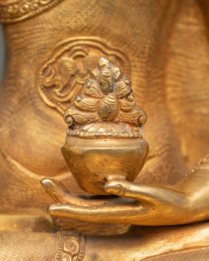 Tibetan Medicine Buddha Sculpture | Handcrafted in Nepal