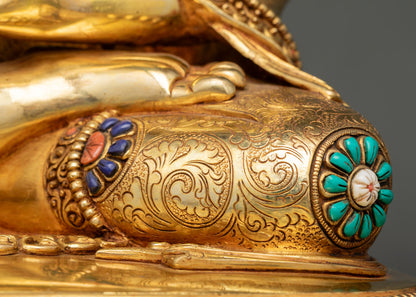 Buddha Shakyamuni Statue | Buddhist Meditation Art from Nepal