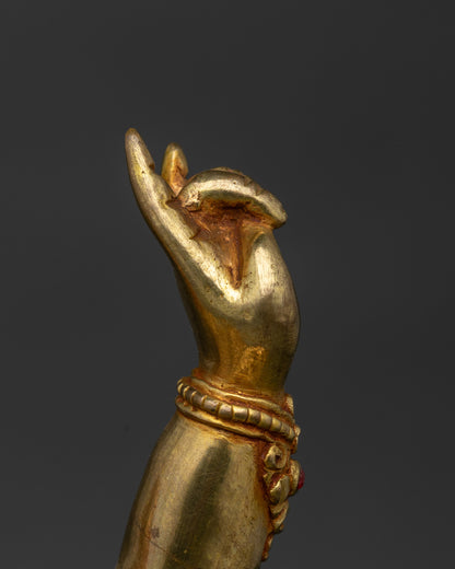 Virupa Copper Statue | Mahasiddha Figurine for Altar & Meditation