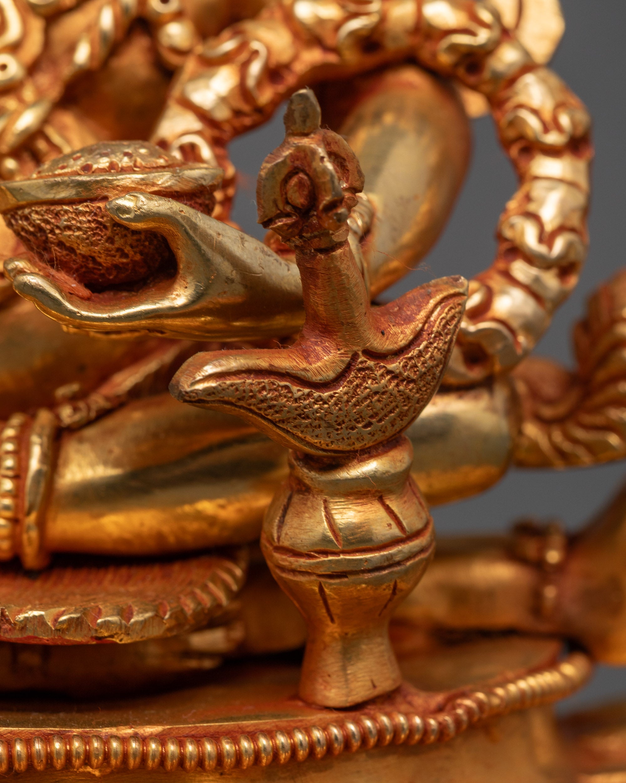 Mahakala Gonpo Bramzehi Statue | Brahmanrupa Vajrayana Protector