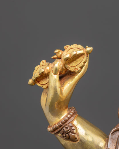 Handmade Bodhisattva Chana Dorje Statue | Buddhist Protector Artwork