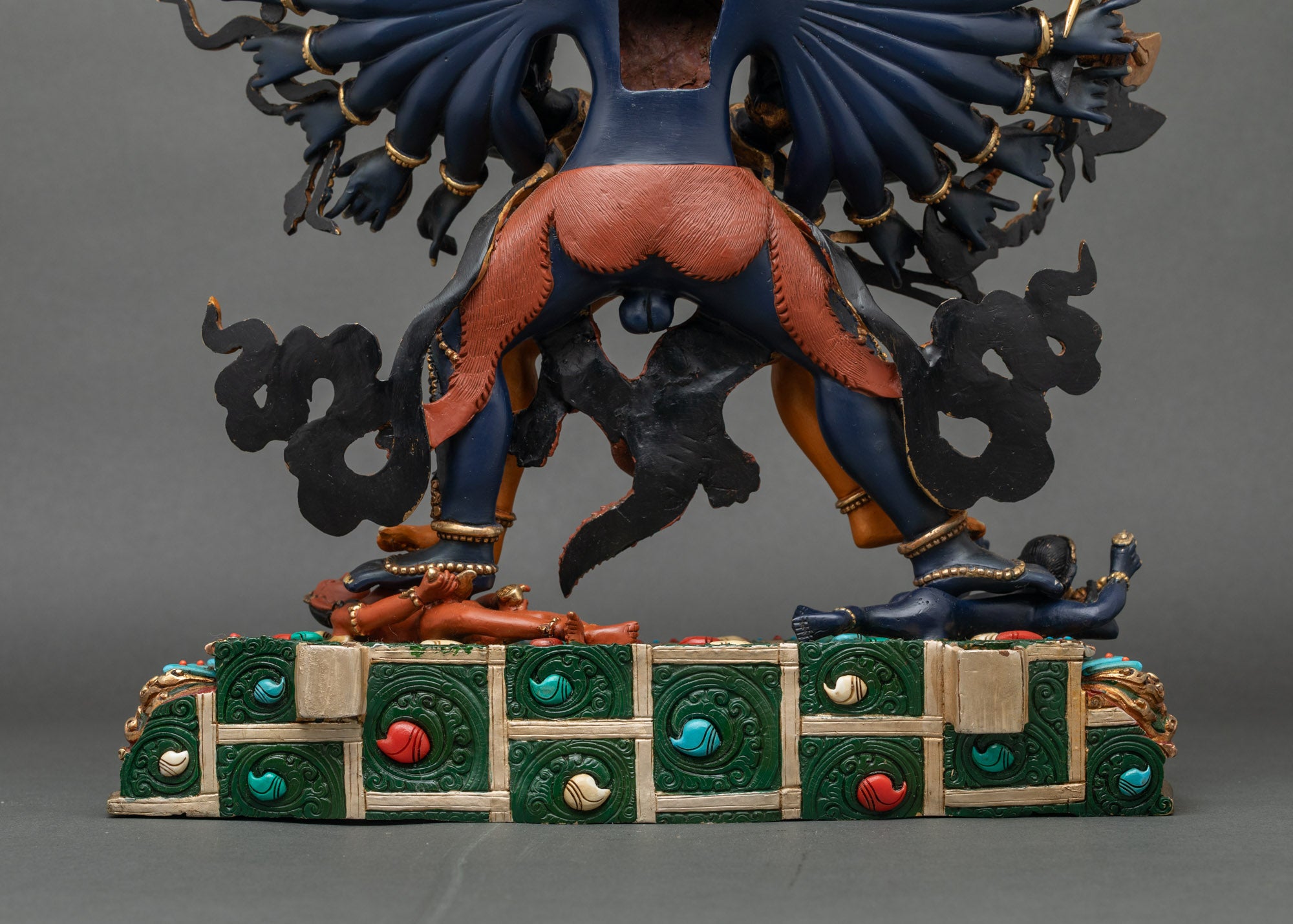 Colorful Kalachakra Statue | The Wheel of Time in Buddhism