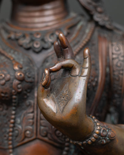 Green Tara Statue