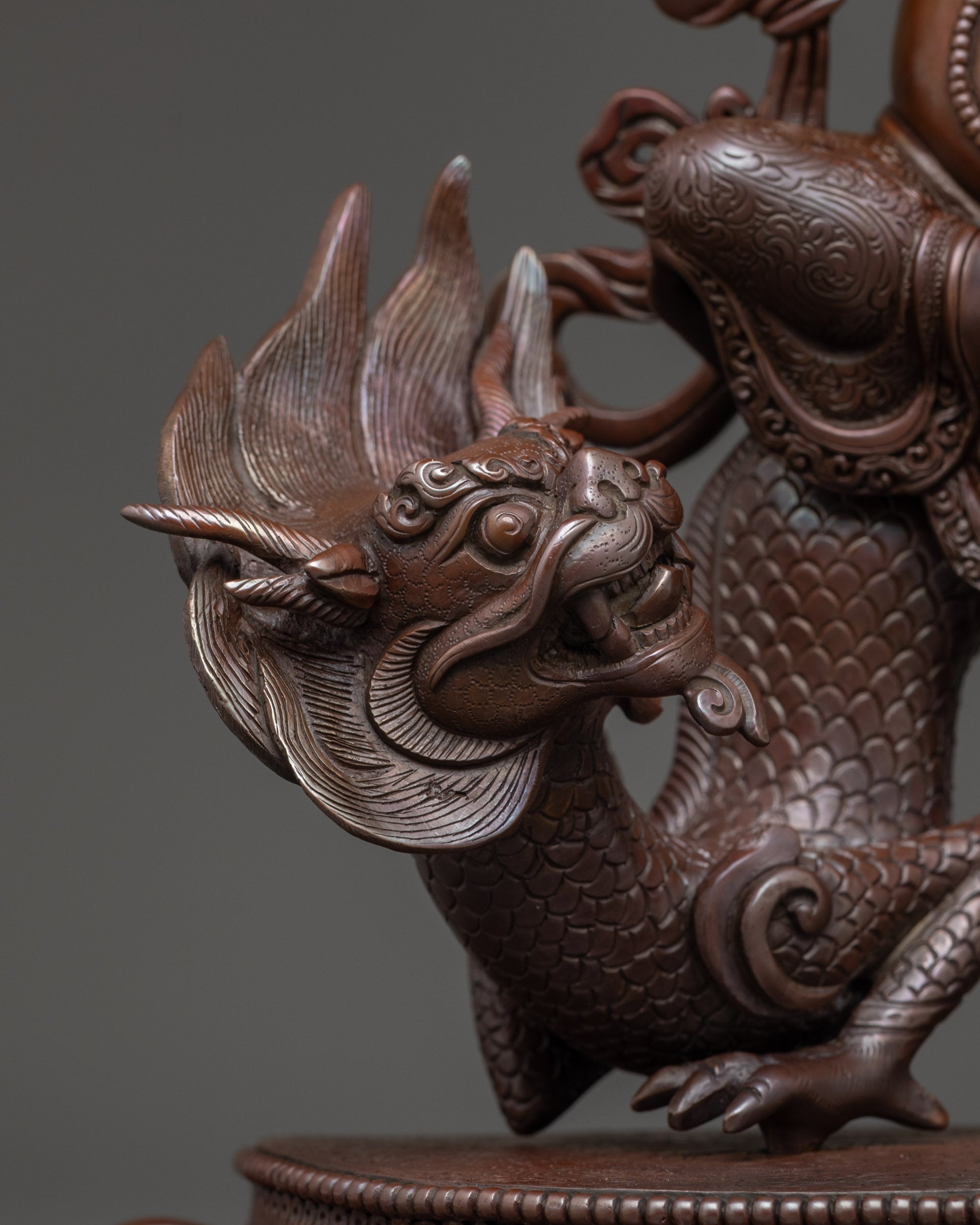 White Dzambhala Statue