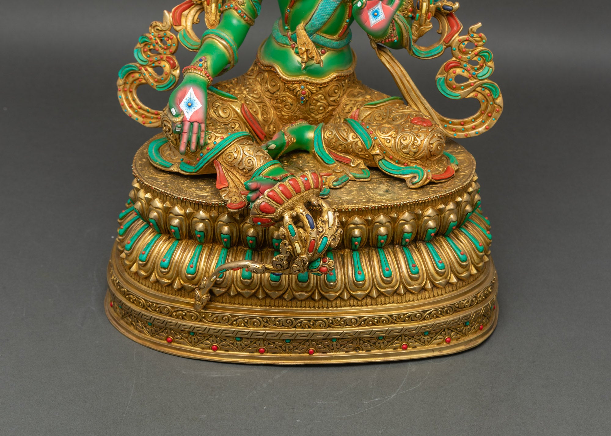 Green Tara Statue | Traditional Buddhist Art for Sacred Space