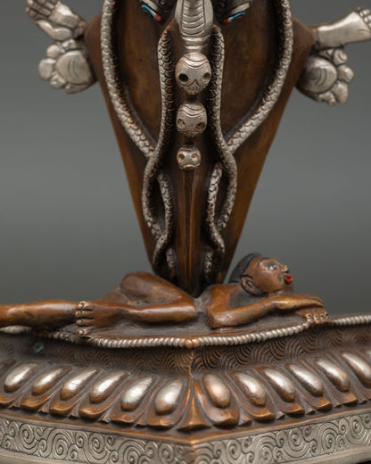 Vajrakilaya Statue for Altar – Sacred Buddhist Ritual Sculpture