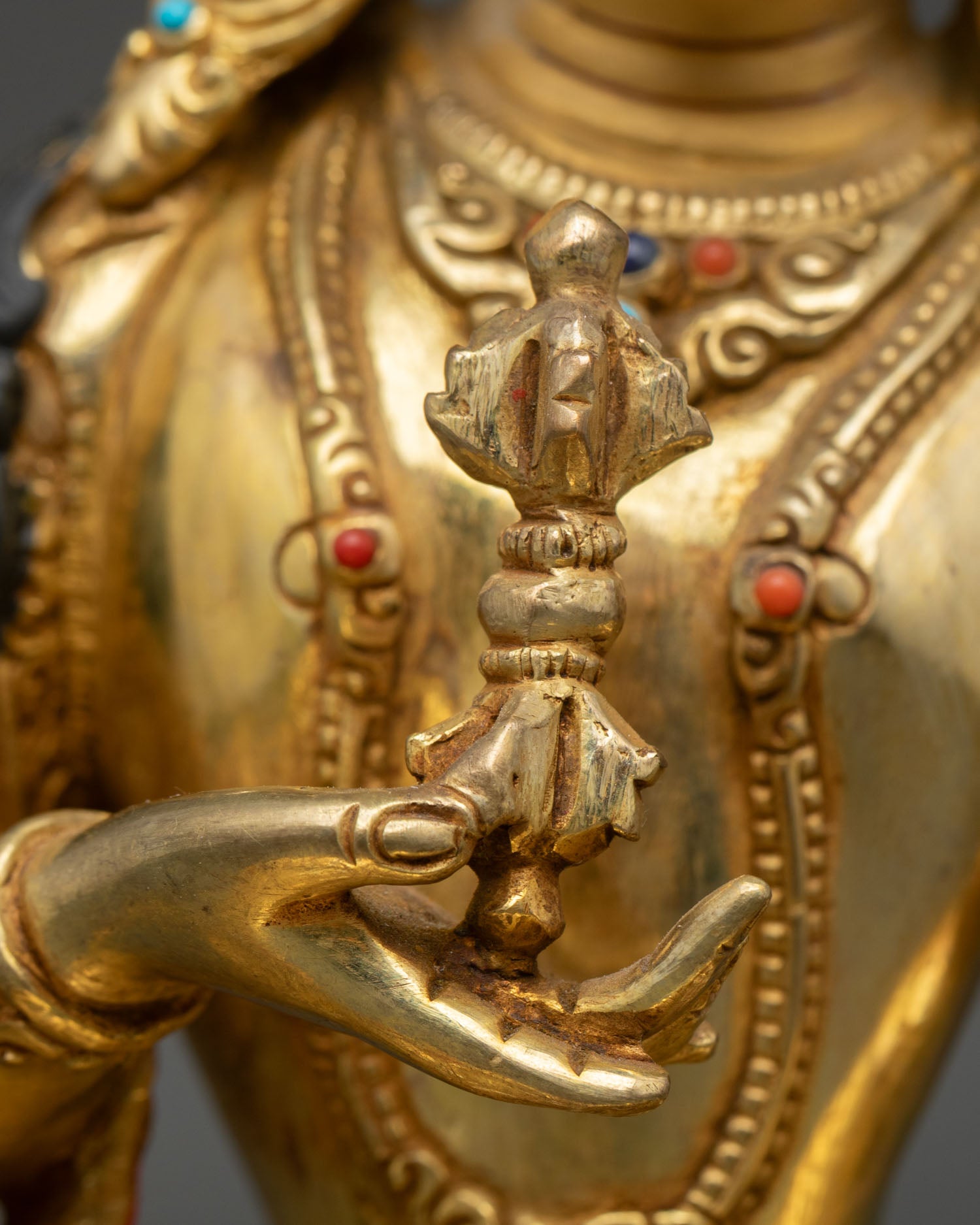 Buddhist Dorje Sempa Sculpture - Handcrafted in Nepal