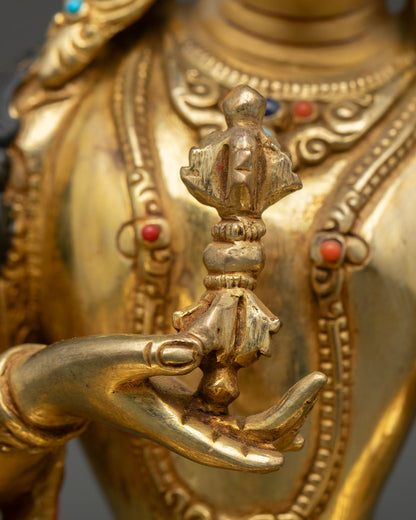 Buddhist Dorje Sempa Sculpture - Handcrafted in Nepal