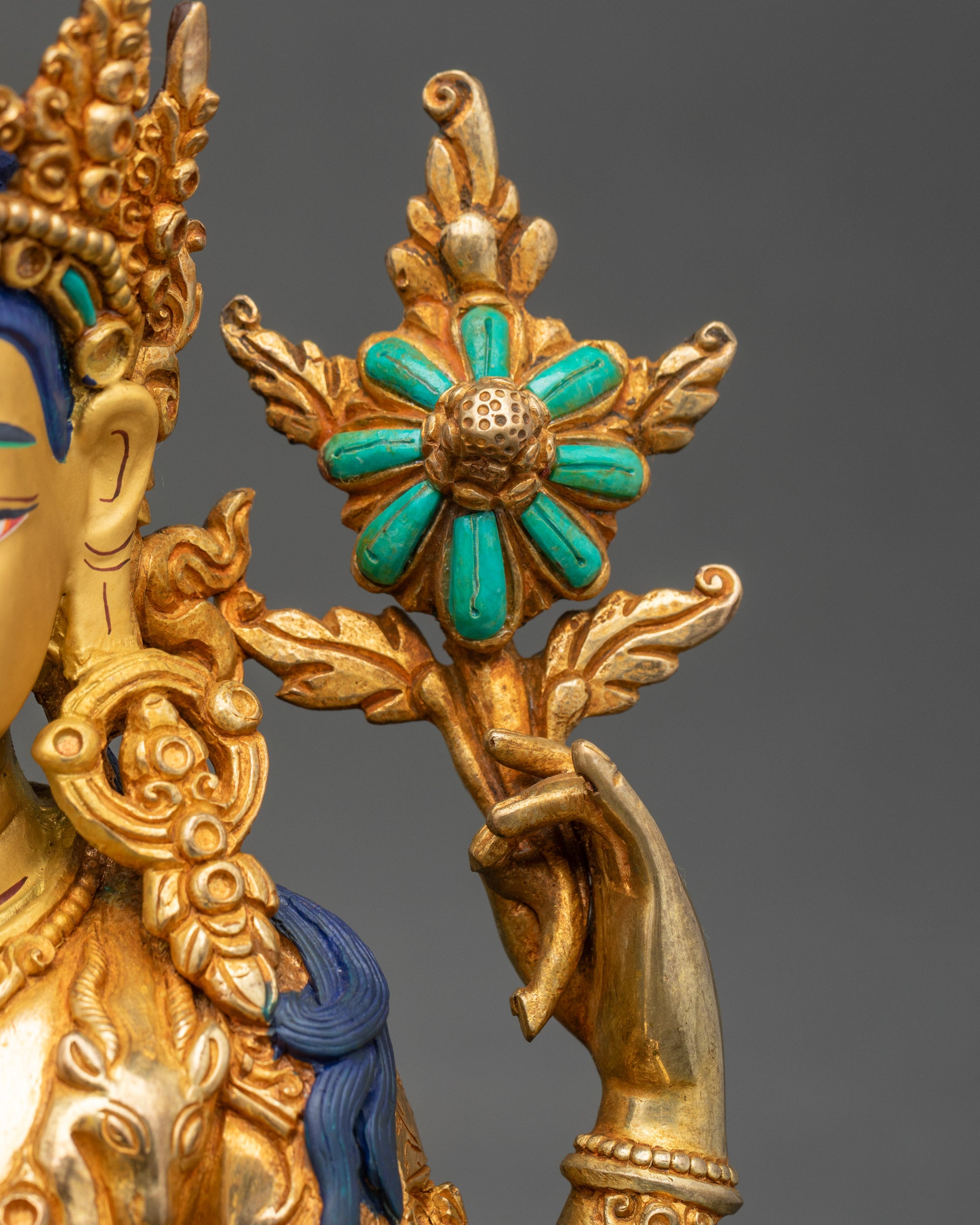 Handcrafted Chenrezig Statue - A Symbol of Infinite Compassion