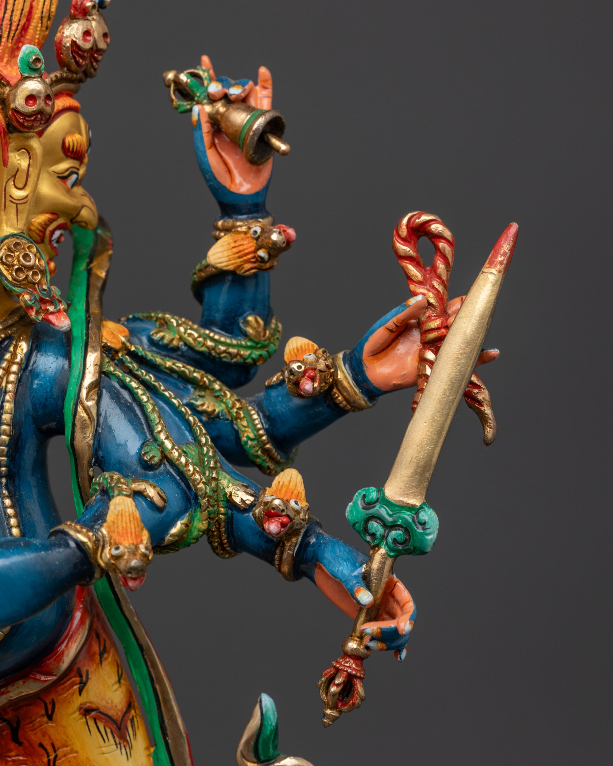 Channel Spiritual Purity with Ucchusma Statue | Authentic Spiritual Deity