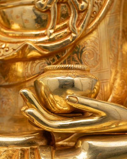 Handcrafted Shakyamuni Buddha Statue | Timeless Buddhist Sculpture