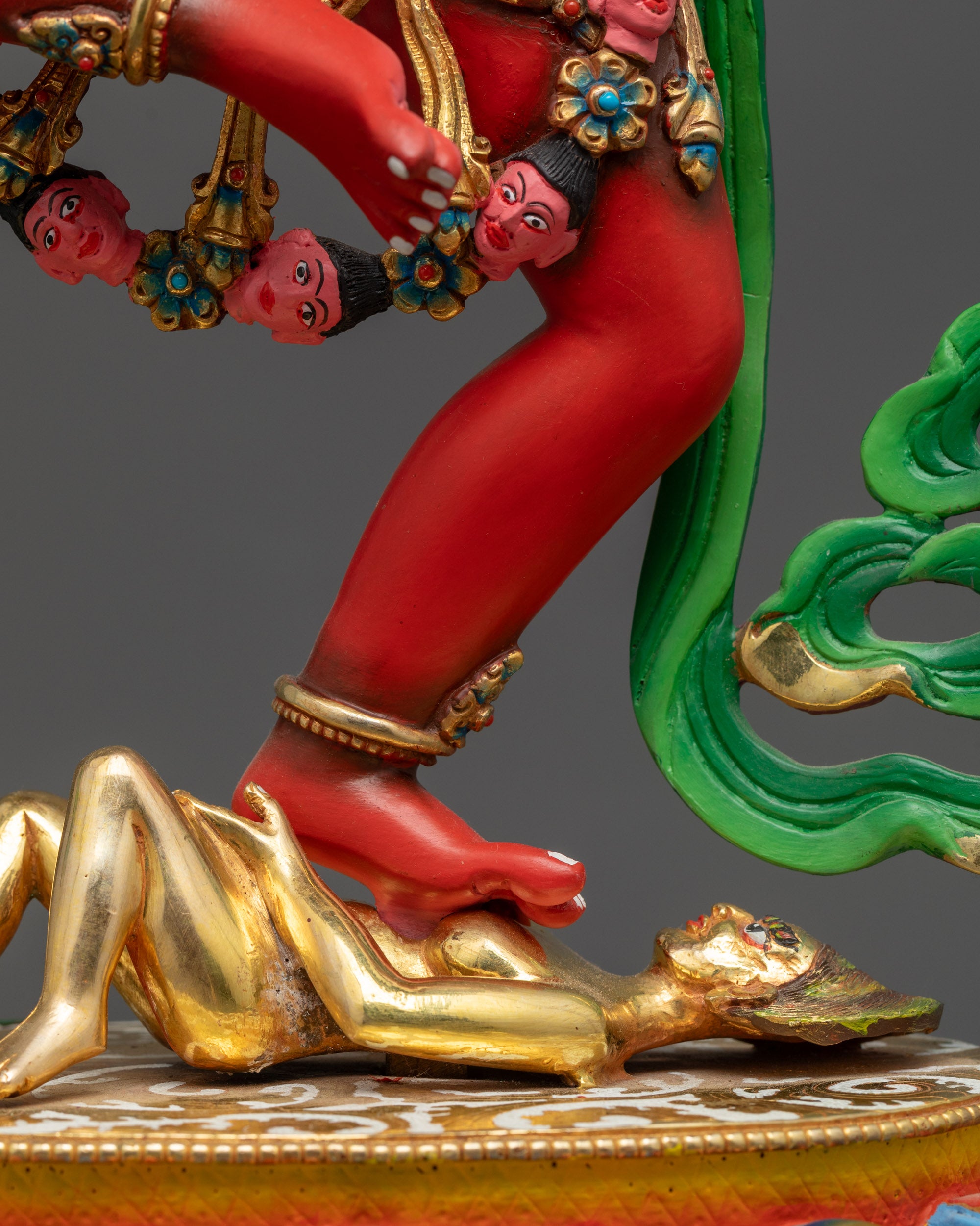 Premium Dorje Phagmo Sculpture | Nepalese Lost-Wax Copper Artwork