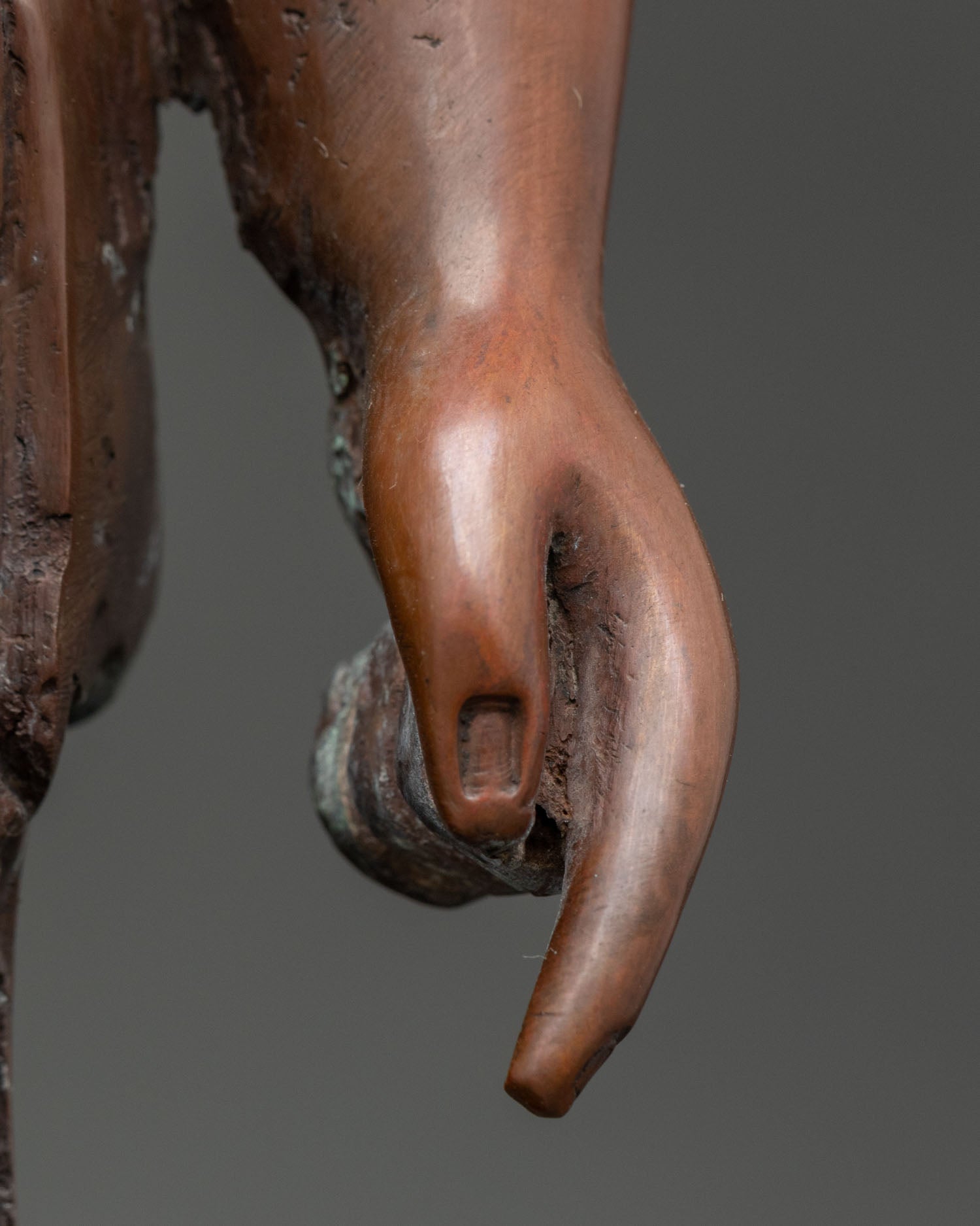 Oxidized Little Buddha Statue | Buddhist Zen Decor