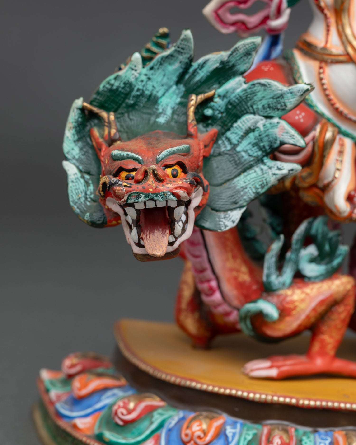 White Dzambhala Statue | Nepalese Lost Wax Casting Art
