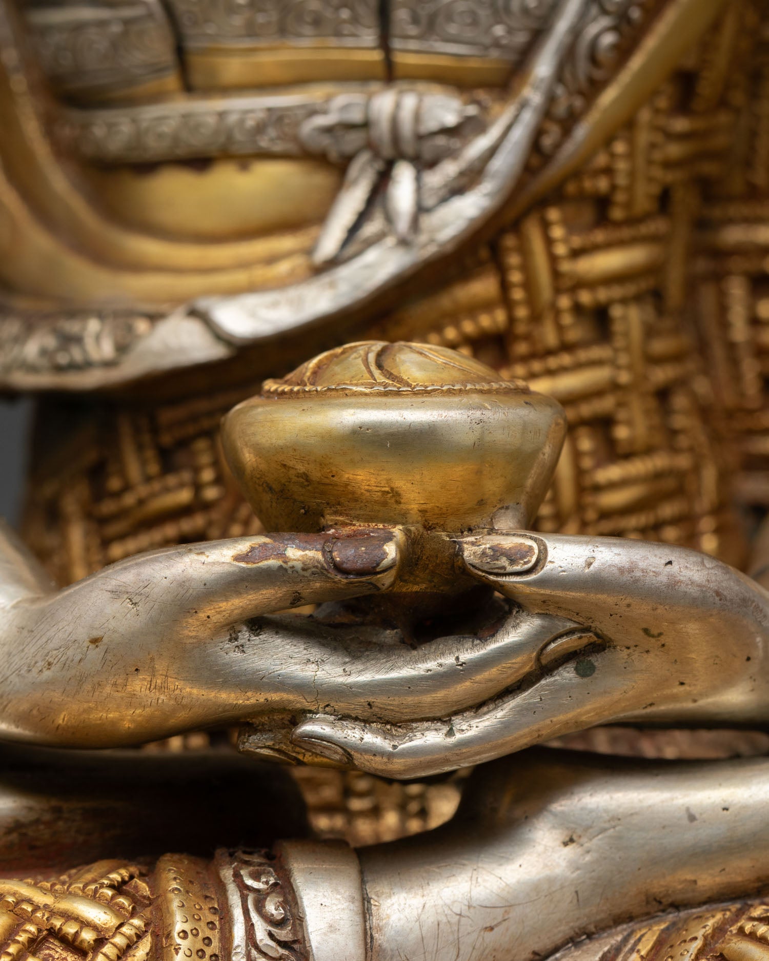 Amitabha Buddha Statue | Nepalese  Handmade Spiritual Art