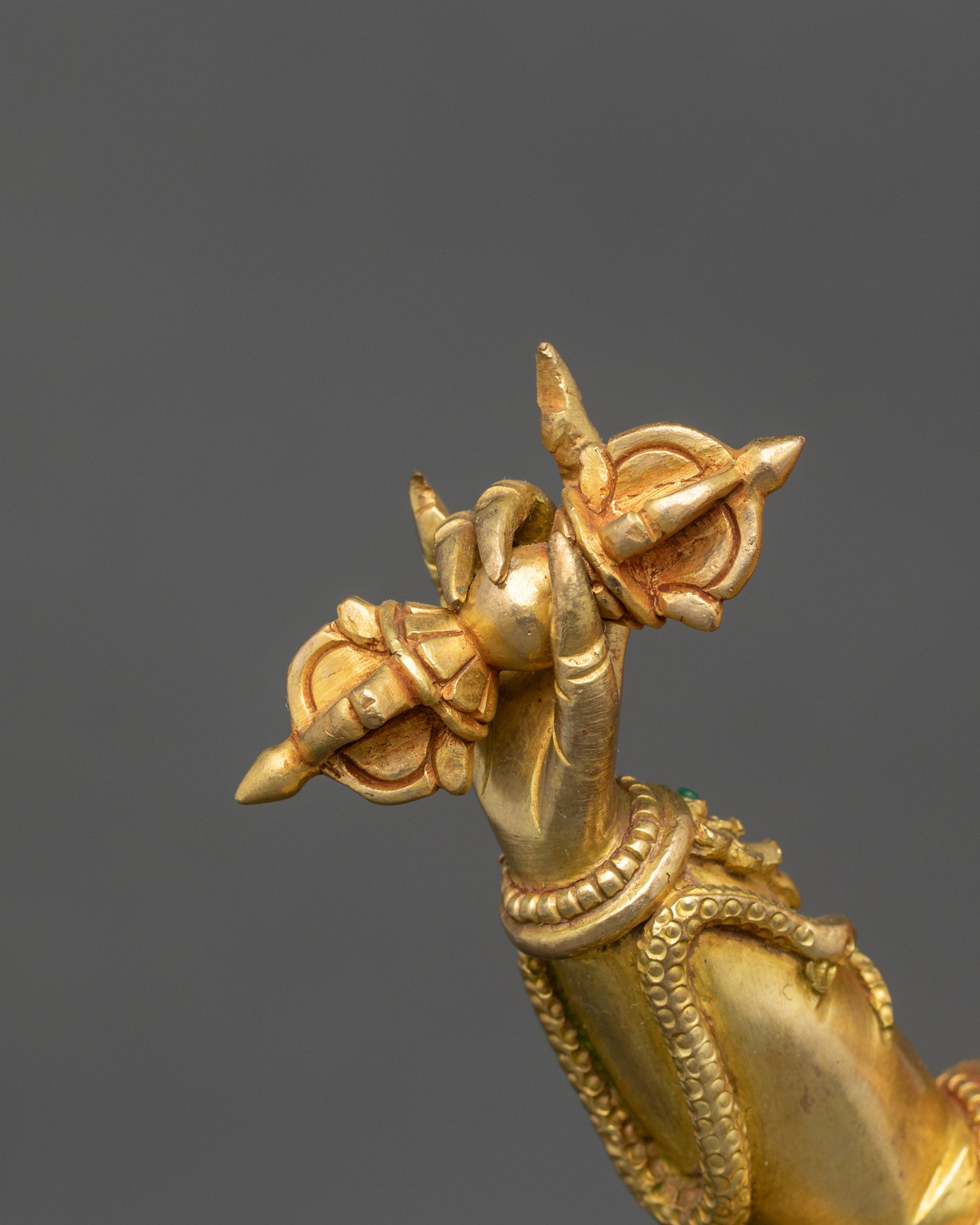Tibetan Guru Dragpo Statue | Fierce Guardian of Dharma Sculpture