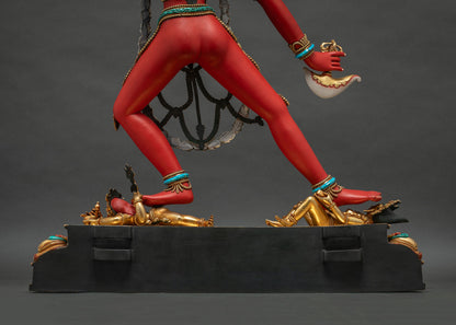 Vajrayogini (Dorje Naljorma) Statue - Handcrafted Dakini of Fire
