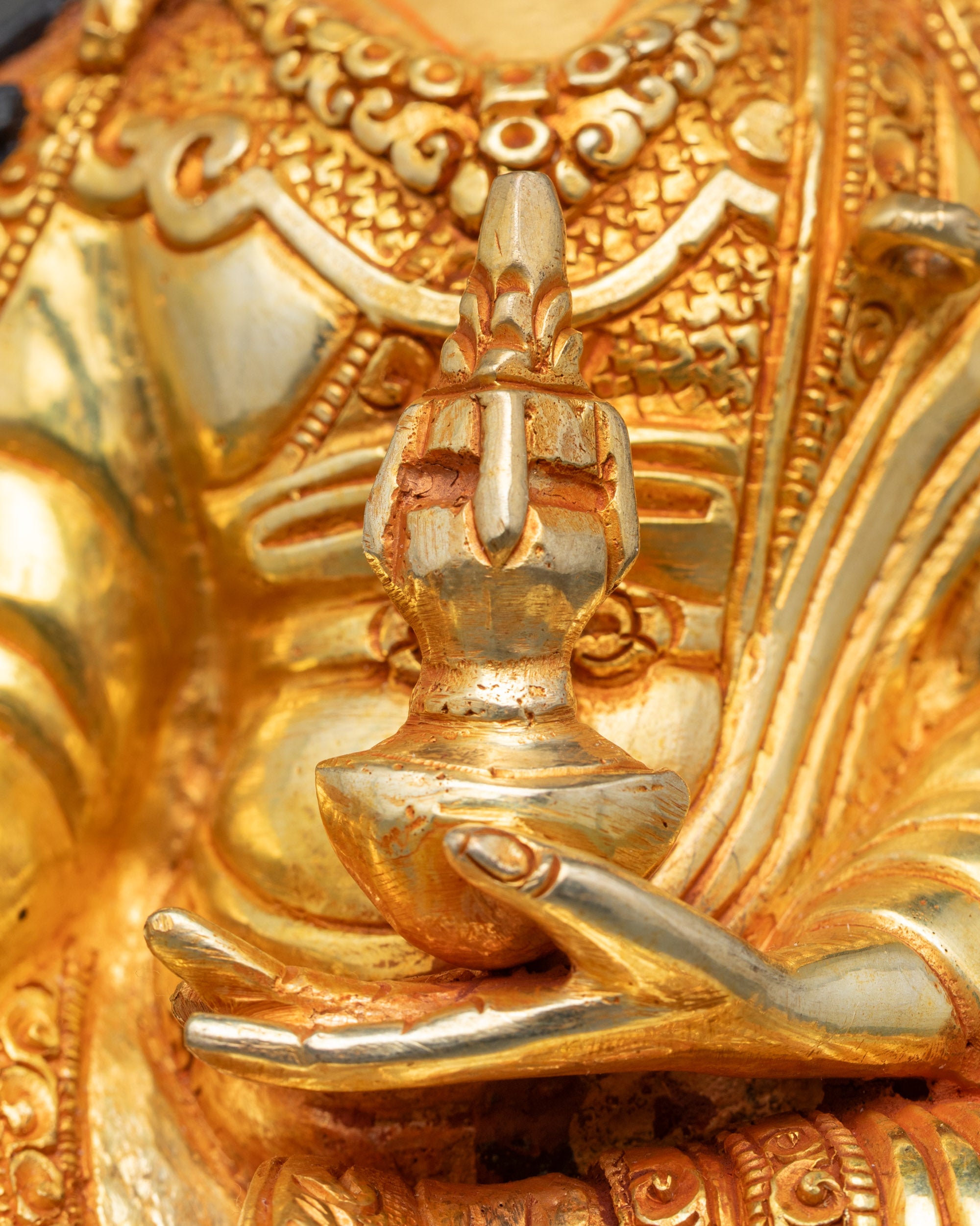 Padmasambhava Statue | Authentic Nepalese Copper Buddhist Figurine