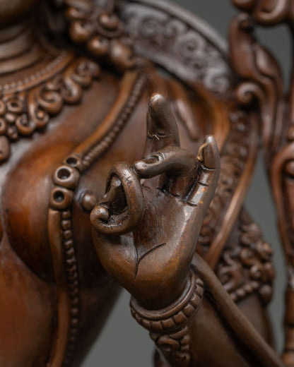 Green Tara Statue | Sacred Symbol of Compassion and Protection