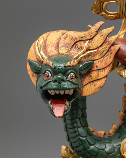 White Dzambhala Statue