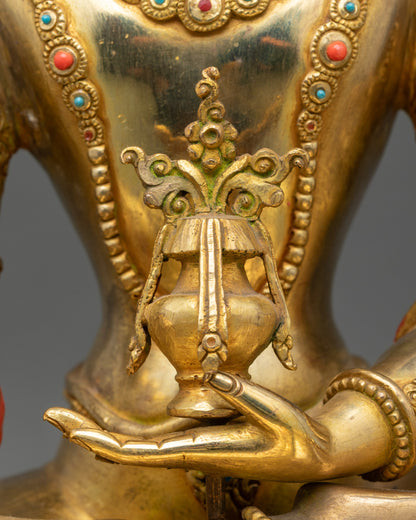 Kshitigarbha Statue | Himalayan Vow-Bearing Bodhisattva Artwork