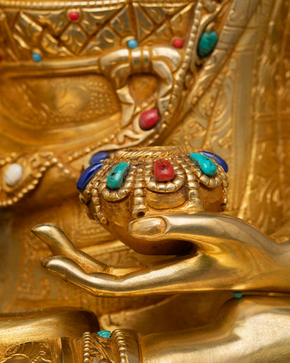 Shakyamuni Buddha Meditation Statue - Sacred Home Decor