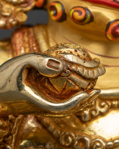 Authentic Black Dzambhala Statue for Blessing & Good Fortune