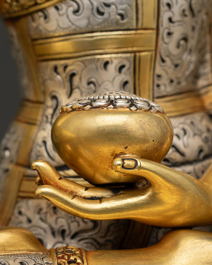 Crown Buddha Shakyamuni Statue