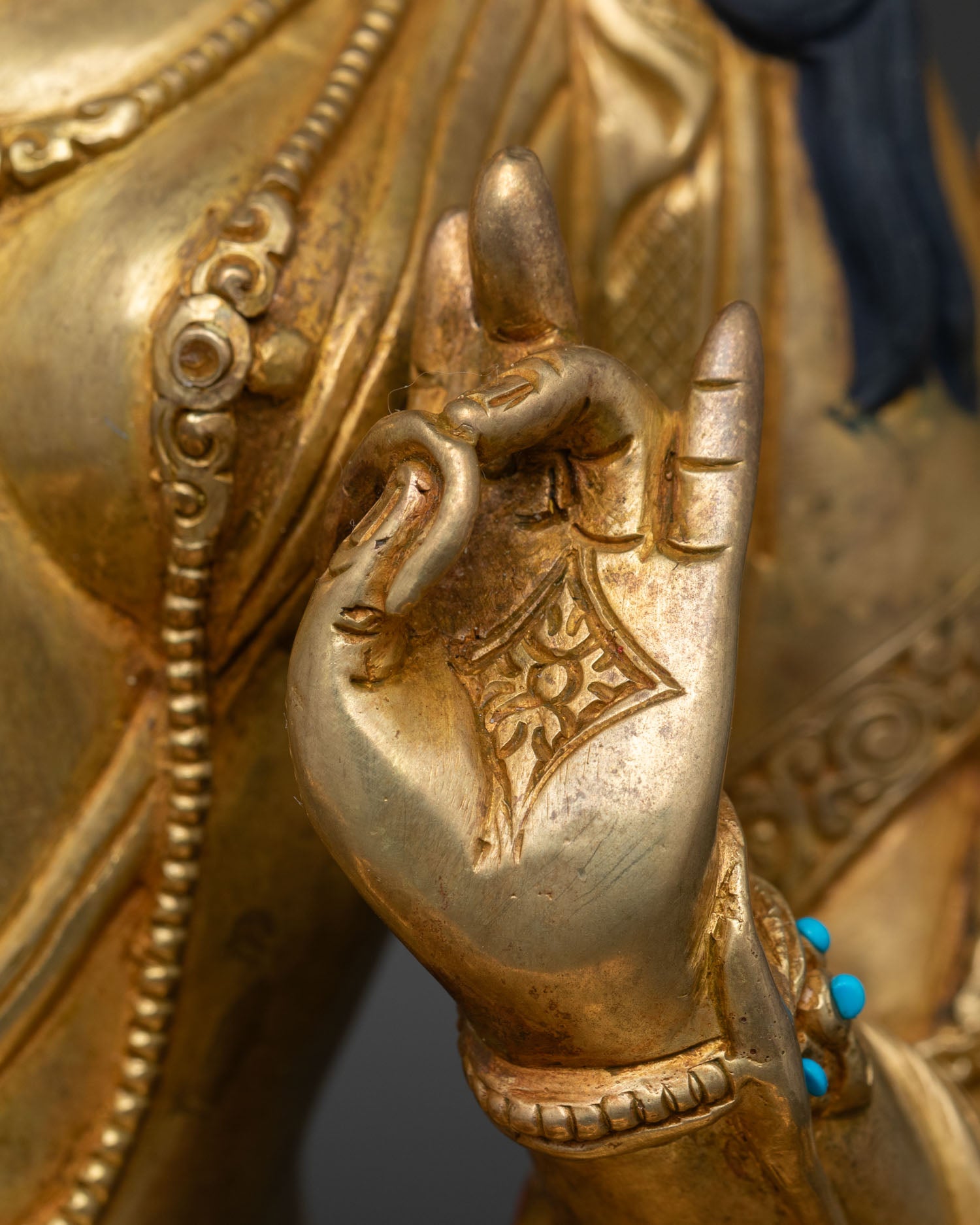 Green Tara Statue | Handmade Buddhist Compassion Deity