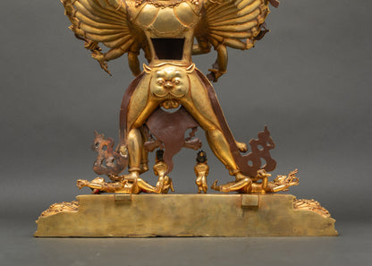 Handcrafted Kalachakra Statue | Anuttarayoga Tantra Deity Sculpture