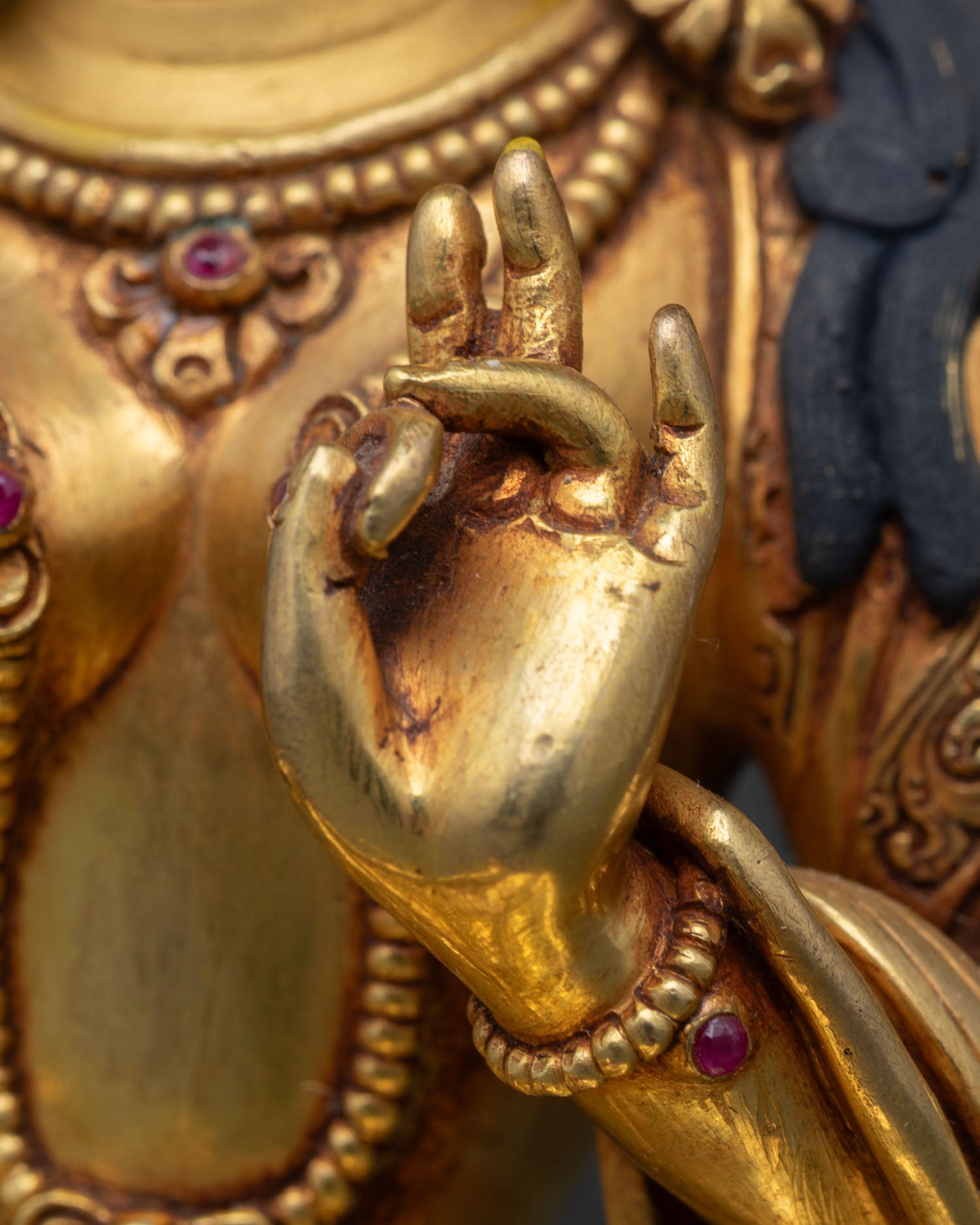 Holy Green Tara Statue | Artisan Crafted Buddhist Sculpture
