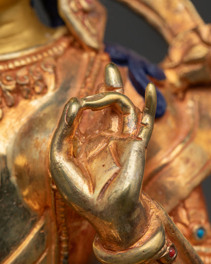 Mother Green Tara Statue | Authentic Nepal Buddhist Art