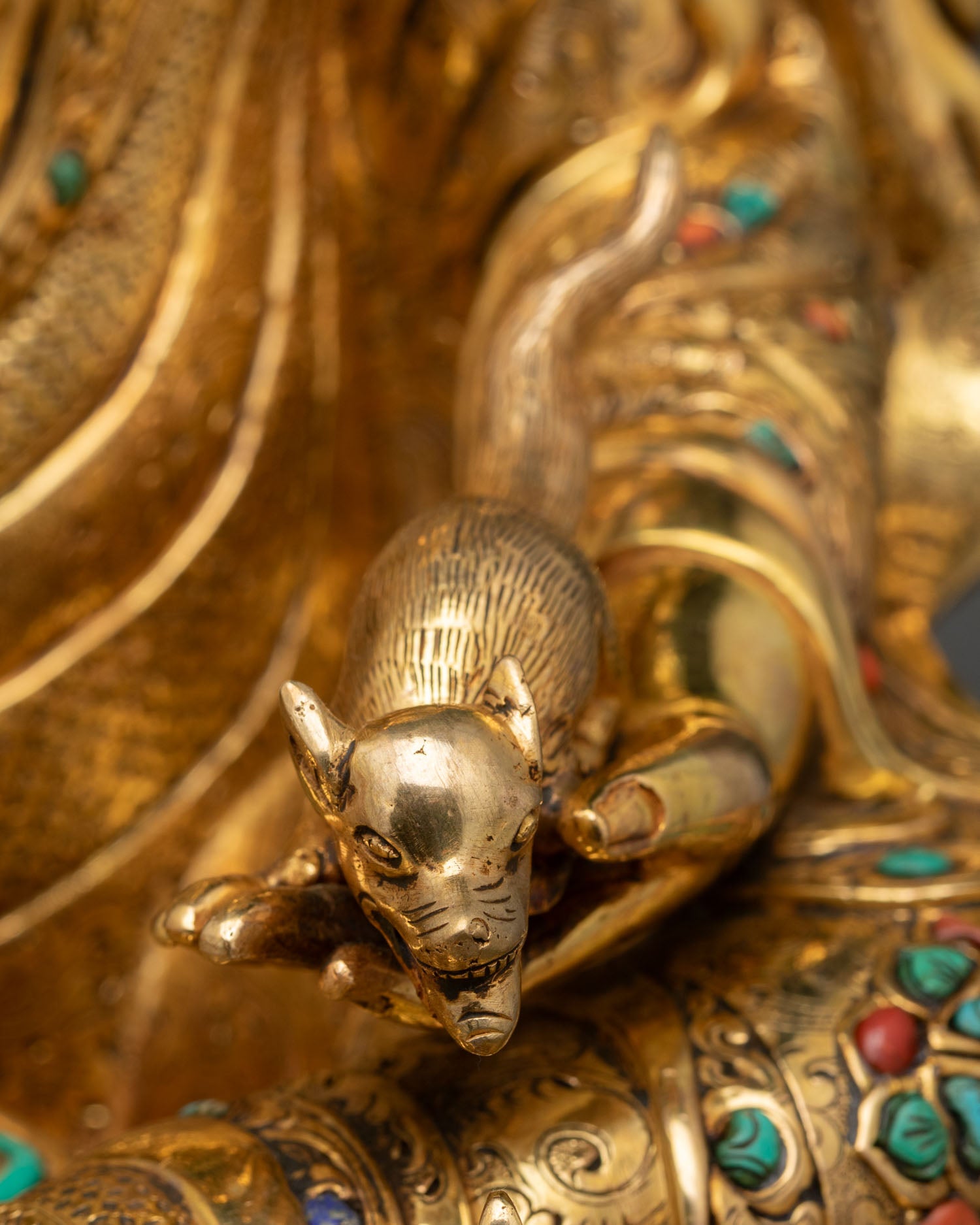 Guru Orgyen Norla Statue | Buddhist Wealth Deity Artwork
