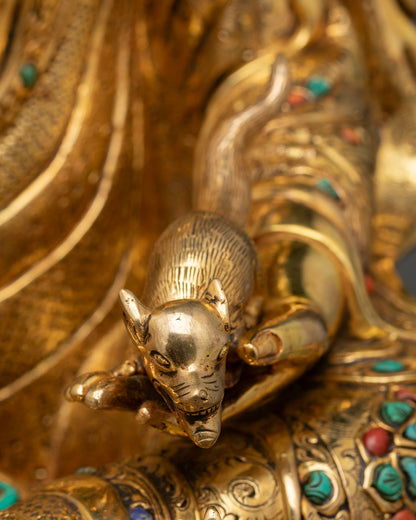 Guru Orgyen Norla Statue | Buddhist Wealth Deity Artwork