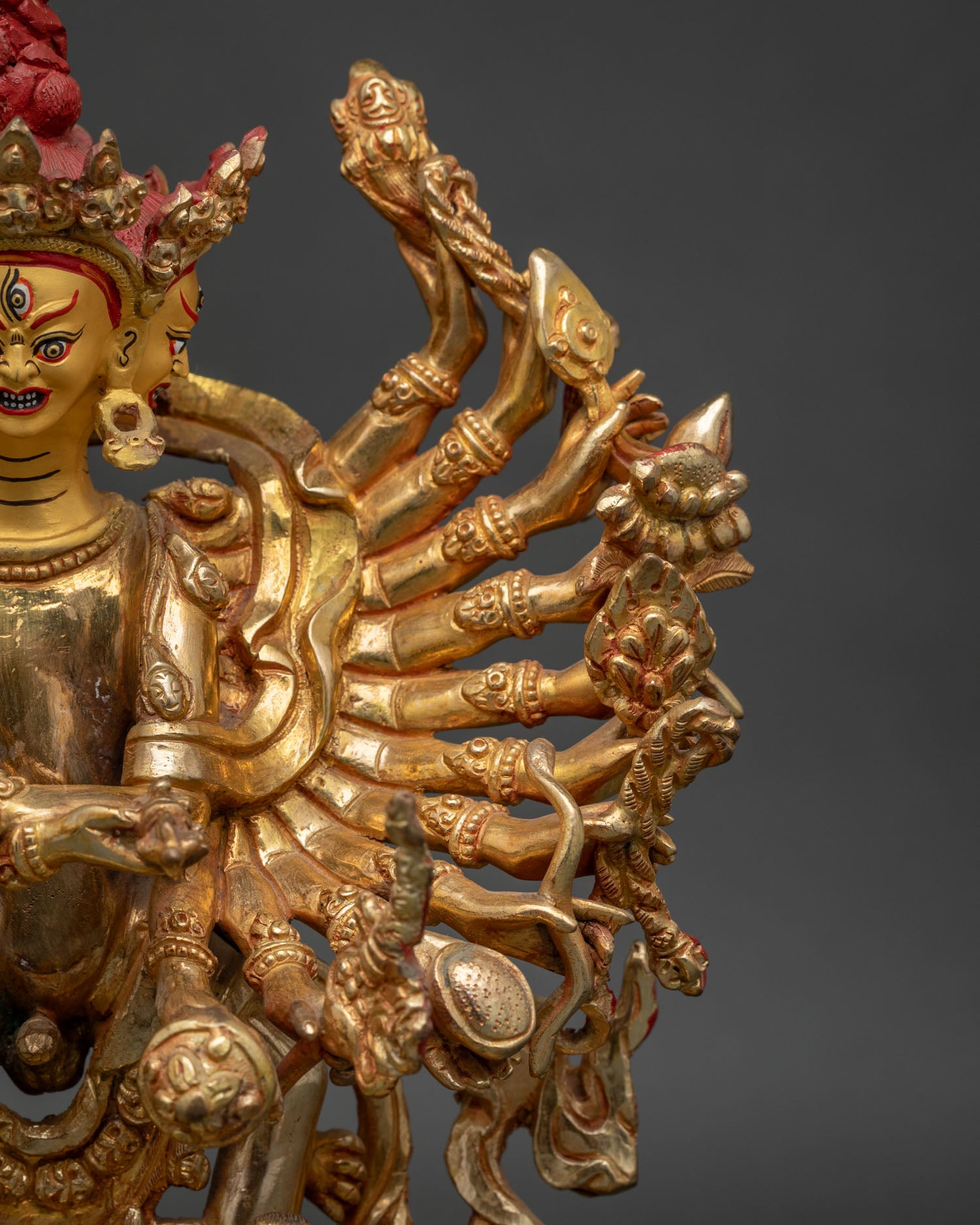 Kalachakra Statue | Tibetan Deity of Time and Cosmic Cycles