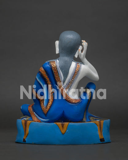 Hand-painted Marpa Statue Set | Revered Kagyu Lineage Founders