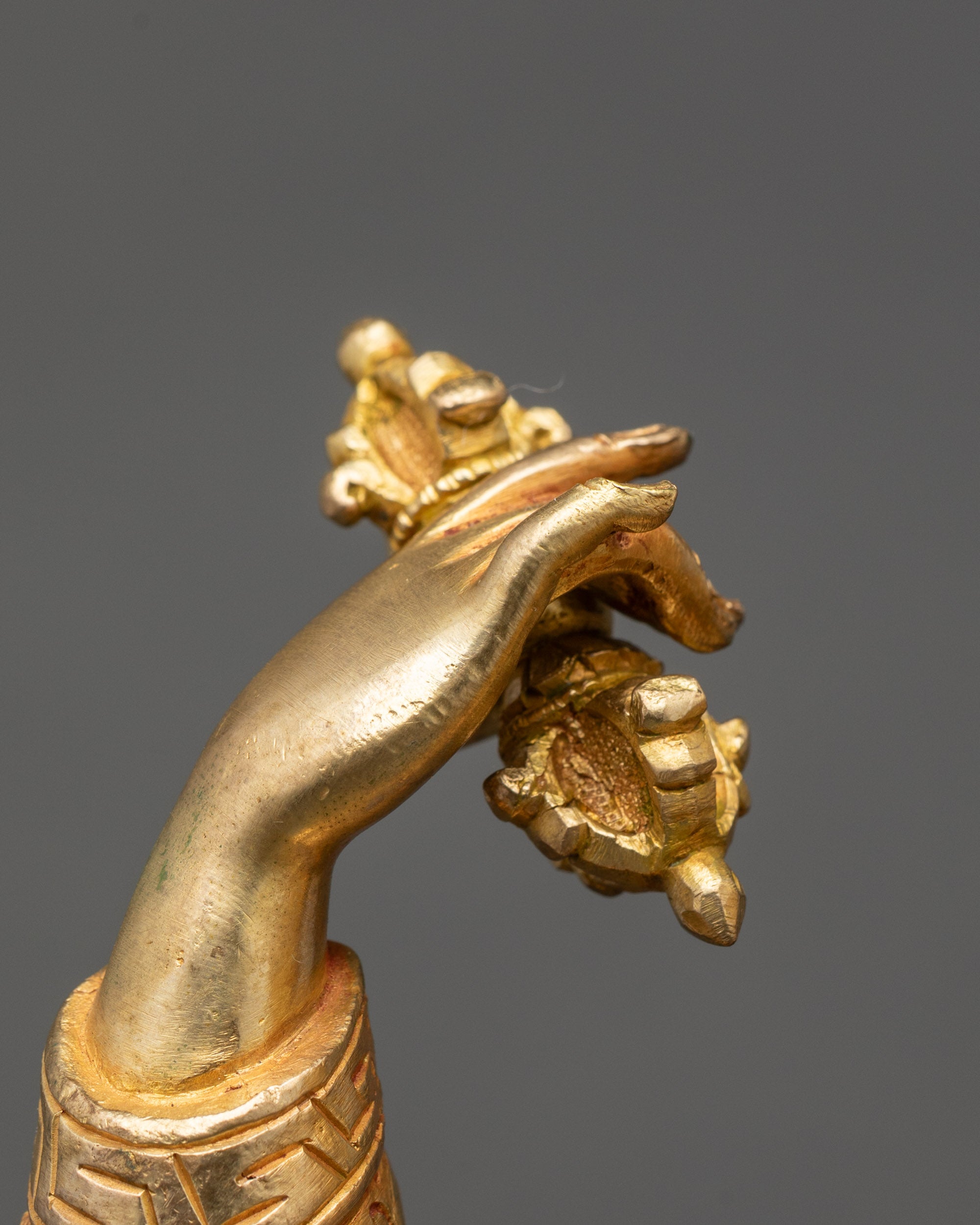 Tibetan Guru Rinpoche Sculpture - Symbol of Protection and Power