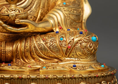 Guru Rinpoche Statue | Vajrayana Buddhist Art from Nepal