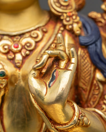 Tibetan White Tara Figurine | Spiritual Protection & Altar Decor