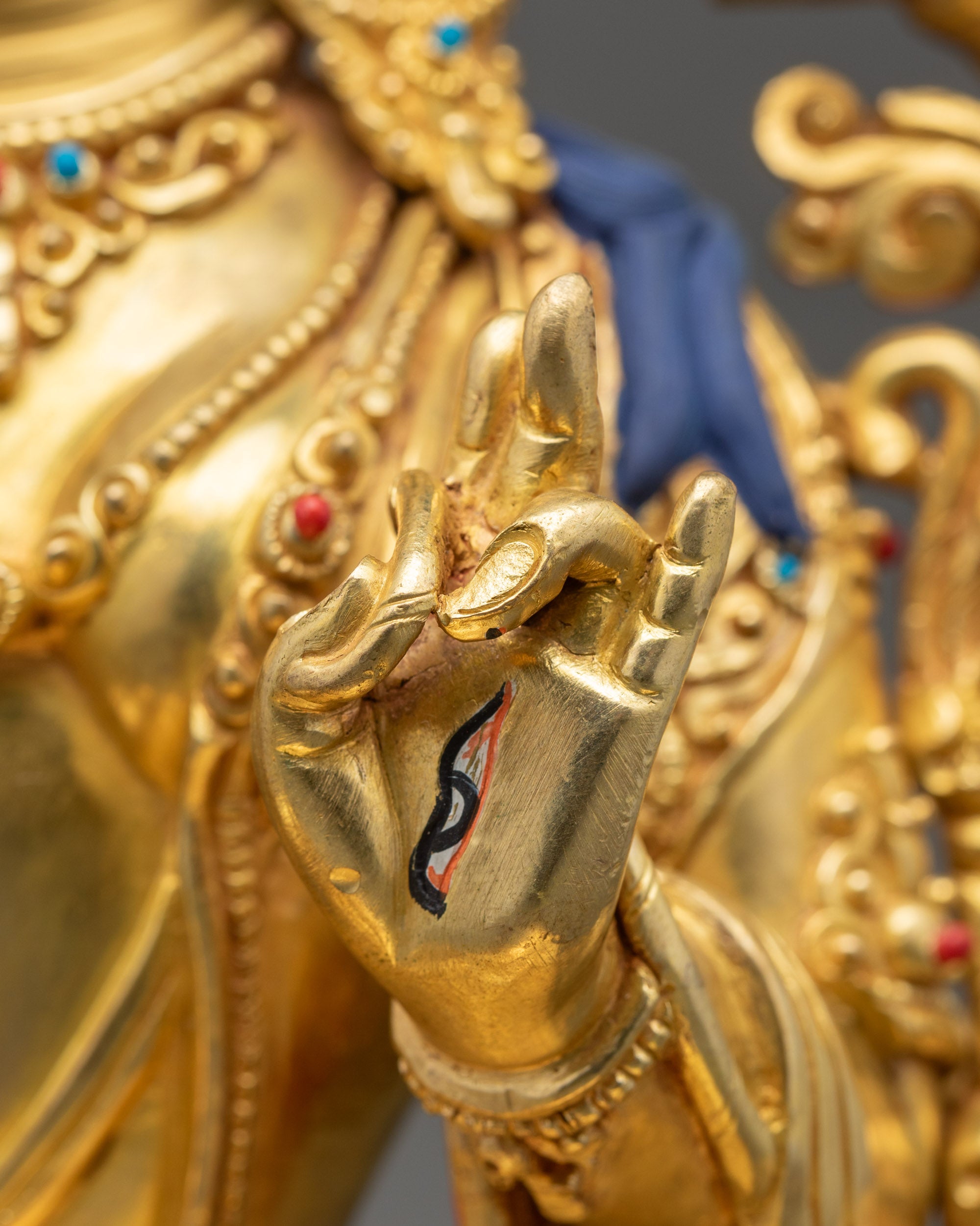 Buddhist White Tara Sculpture for Wisdom and Peace