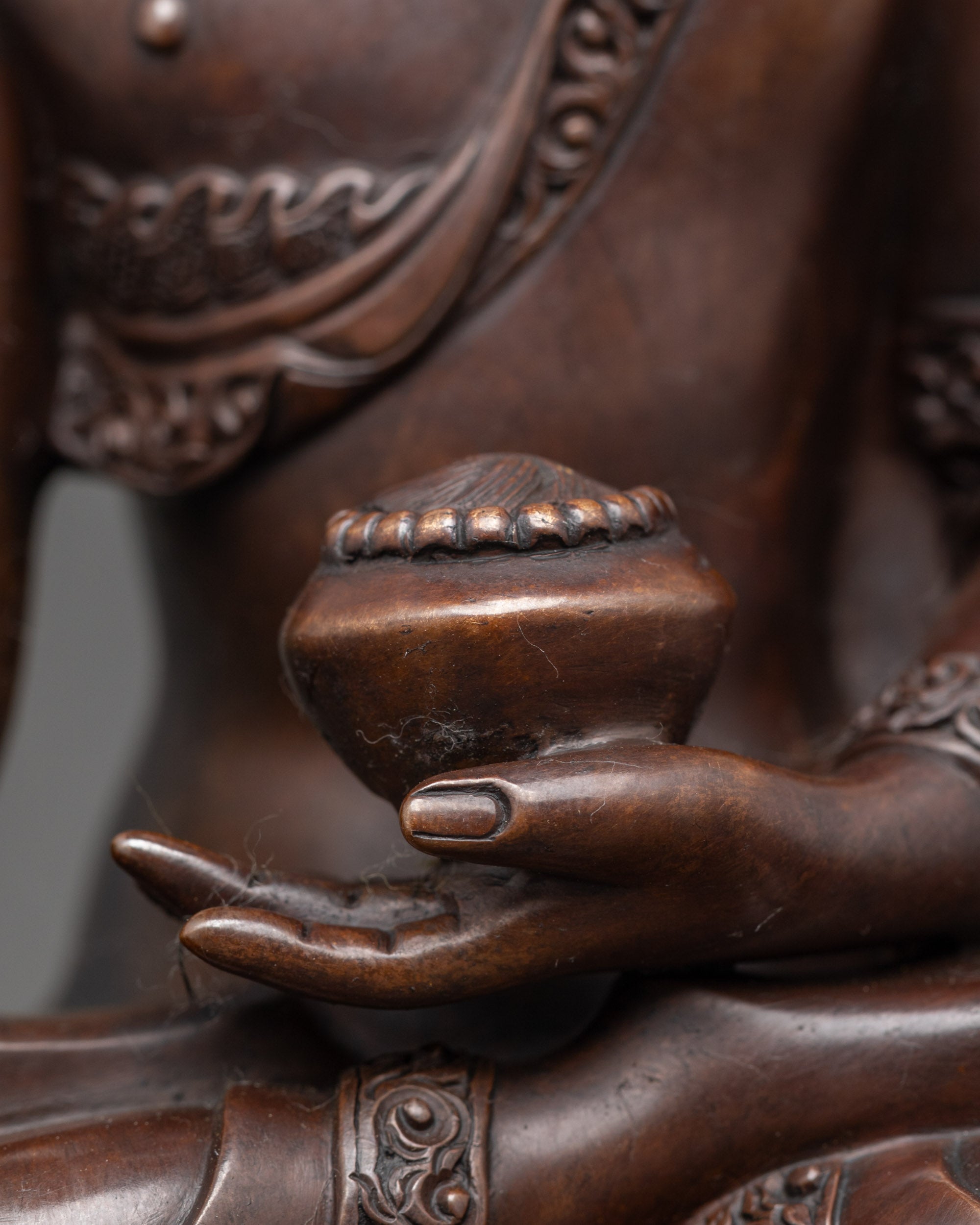 Buy Serene Oxidized Shakyamuni Buddha Statue for Home Decor & Altar