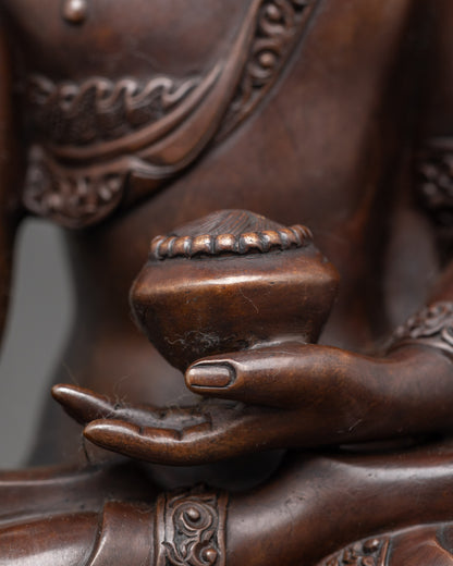 Buy Serene Oxidized Shakyamuni Buddha Statue for Home Decor & Altar