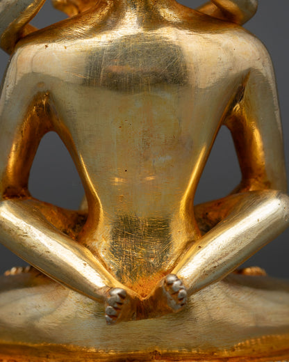 Handcrafted Samantabhadra Statue | Buddhist Meditation Decor