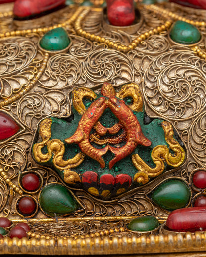 Auspicious Kapala Skull Cup | Sacred Ritual Offering Bowl Nepal