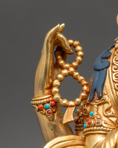 Four-Armed Avalokiteshvara Bodhisattva | Traditional Himalayan Statue