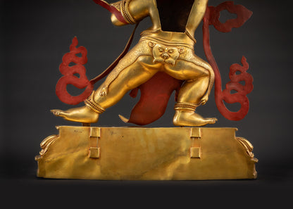 36" Masterpiece Chana Dorje Vajrapani Statue | Tibetan Guardian Artwork