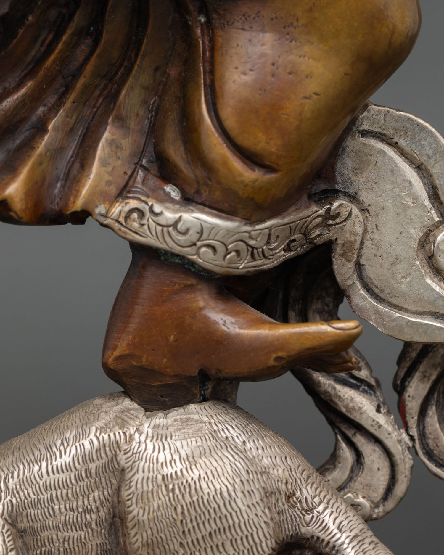 Ganesh Statue | Oxidized Copper Sculpture from Nepal