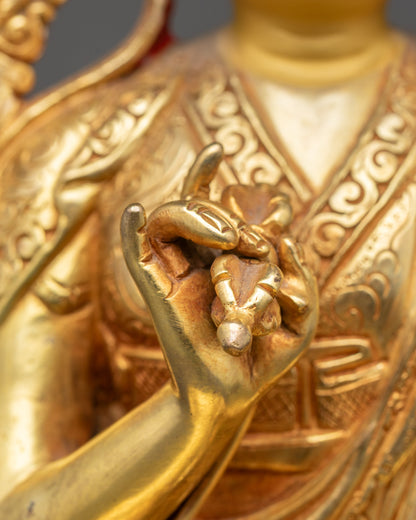 Authentic Longchenpa Statue | Great Expanse Buddhist Scholar Figurine