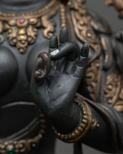 Green Tara Statue | Buddhist Home Altar & Spiritual Decor